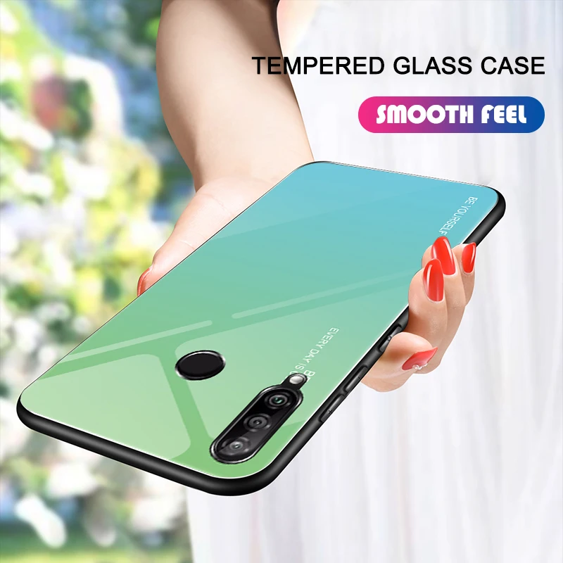 

Phone Case For Huawei Y6 Pro Y9 P Smart 2019 Tempered Glass Case for Huawei P30 Pro P20 Lite Coque Honor 8A 20i 10i 8X V20 Cover