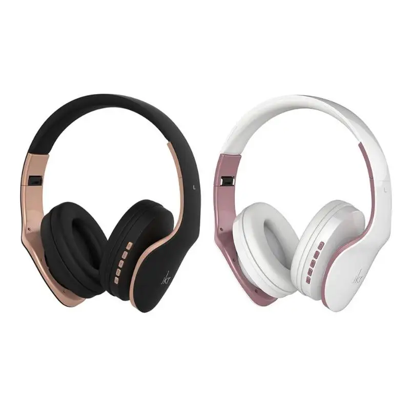 

JKR Bluetooth4.2 Headphones Active Noise Cancelling Support TF Card Audio Input FM Radio Wireless Headset for iphone and xiaomi