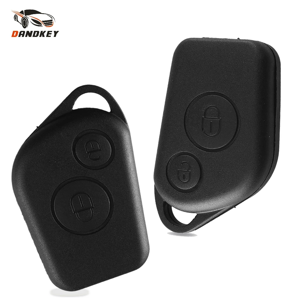 Чехол Dandkey для автомобильного ключа с 2 кнопками Citroen Saxo Berlingo Picasso Xsara Peugeot 306 307