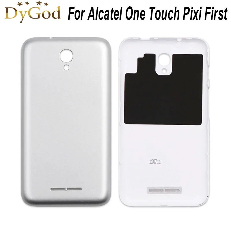 DyGod 4 дюйма для Alcatel One Touch Pixi First 1st 4024D Батарея крышка 100% Новый Прочный чехол