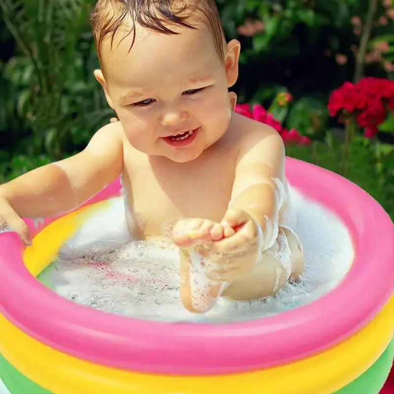 Портативный надувной круг для купания ребенка бассейн Piscina открытый детский бассейн Ванна детский бассейн вода