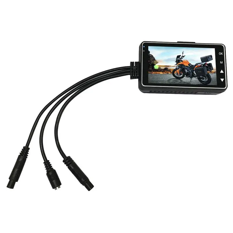 KY MT18 камера мотоцикла DVR мотор Dash Cam со специальным двухдорожным передним