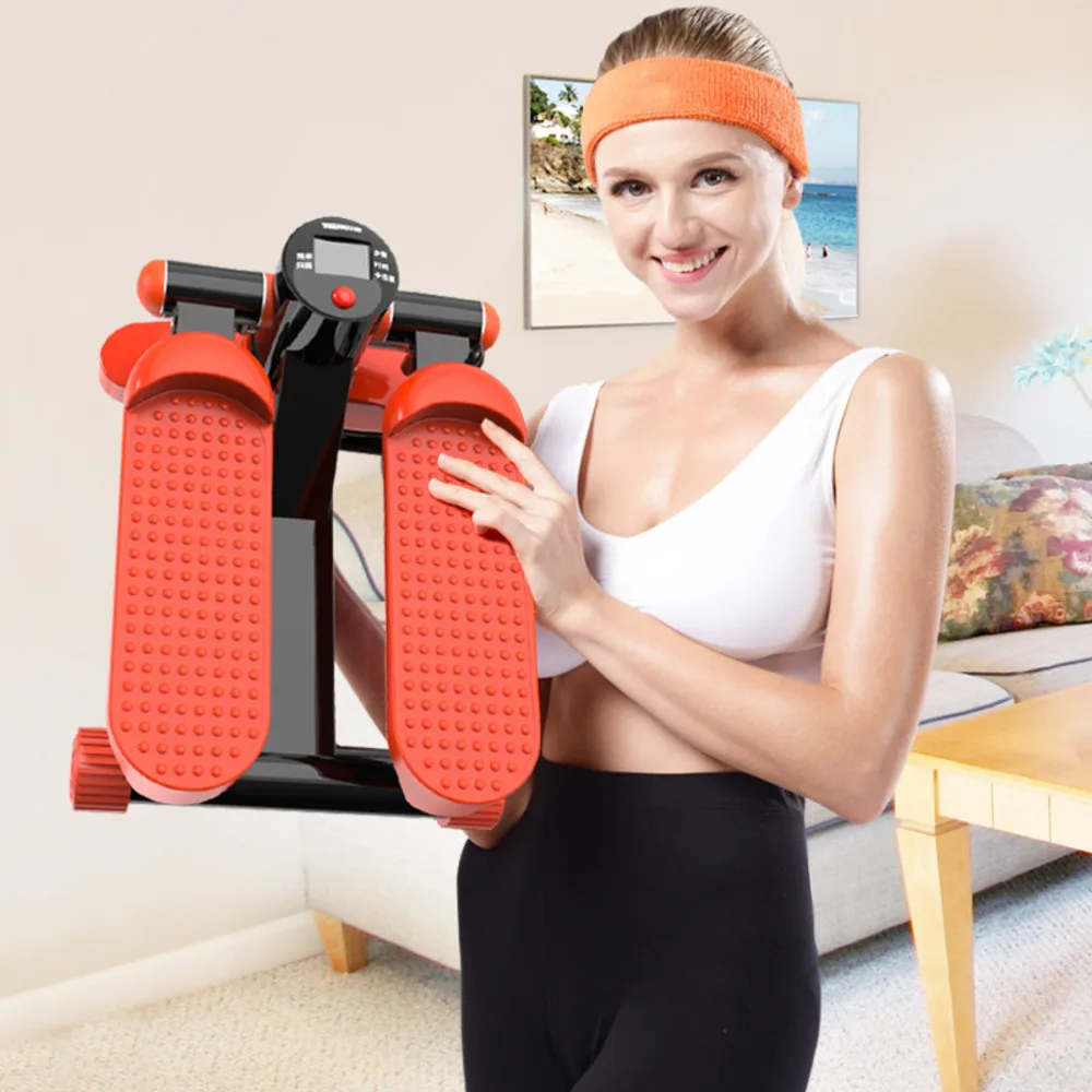 Household mini silent hydraulic multi-function stepping machine portable home fitness stepper equipment JSQX101 | Спорт и