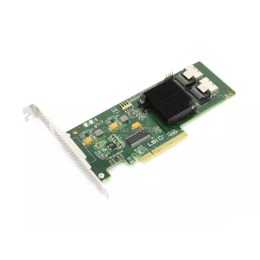 Адаптер Broadcom Avago LSI SAS 9211-8i для шины хоста 6 ГБ/сек. Sata Sas X8 полоса Pci Express 2,0 Lsi Mega Raid контроллер карты