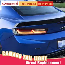 Автомобильный Стайлинг светодио дный задний фонарь для Chevrolet Camaro задние фонари 16-17 Для Camaro задний фонарь DRL + поворотник + тормоз + задние