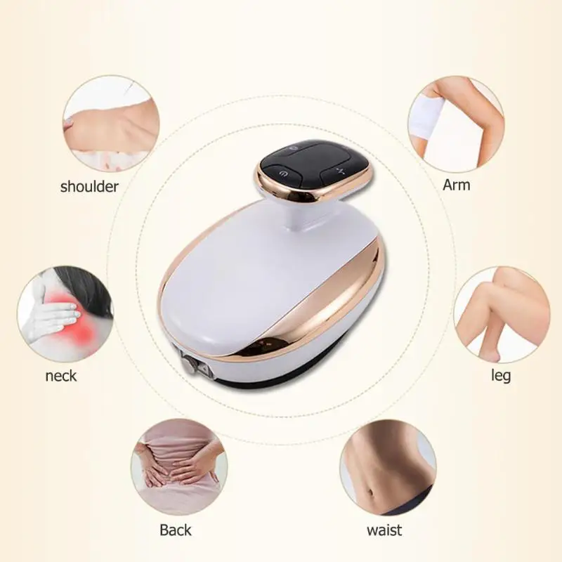 

Electric Scraping Massager Cupping Stimulate Acupoints Body Slimming Massager Guasha Pressure Acupuncture Detoxification Tool