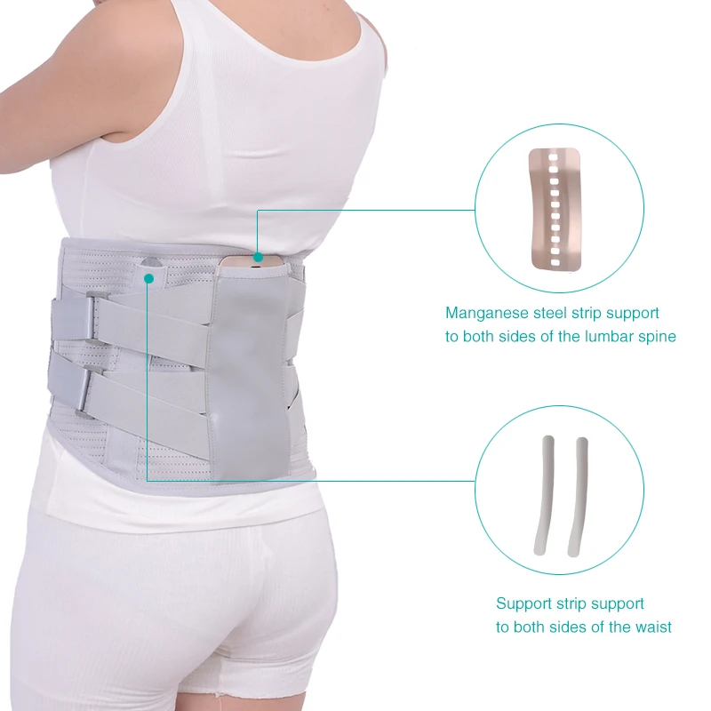 Lumbar Support Belt Lumbars Spine Adjustable Elastic Fix Belt Lumbar Disc Herniation Waist Muscle Strain Relief Waist Back Pain
