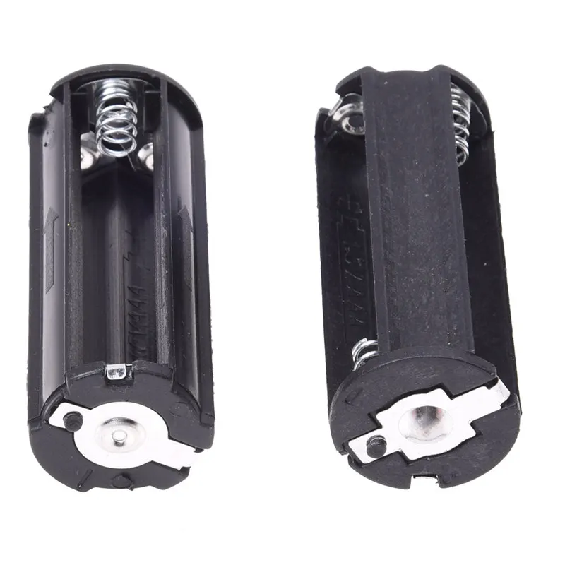 

2Pcs Black Battery Holder for 3 x 1.5V AAA Batteries Flashlight Torch 53 x 21mm