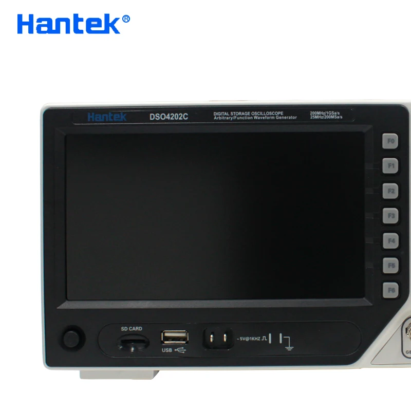 Hantek Осциллограф DSO4202C 2 канала 200 МГц USB Osciloscopio + генератор сигналов