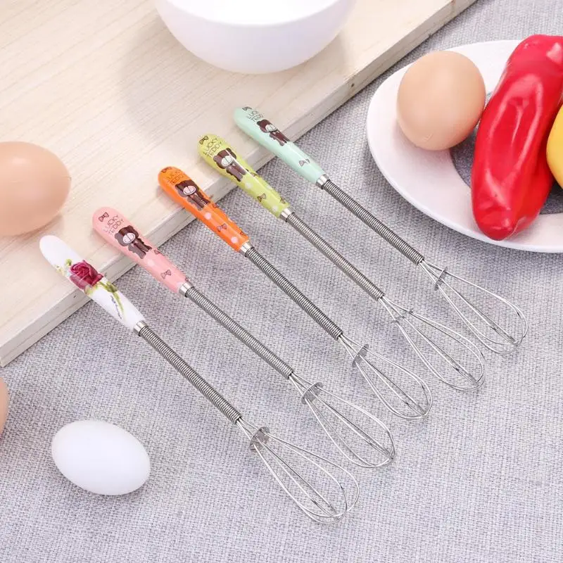 Multifunction ceramic handle Stainless Steel hand Egg Beaters Kitchen