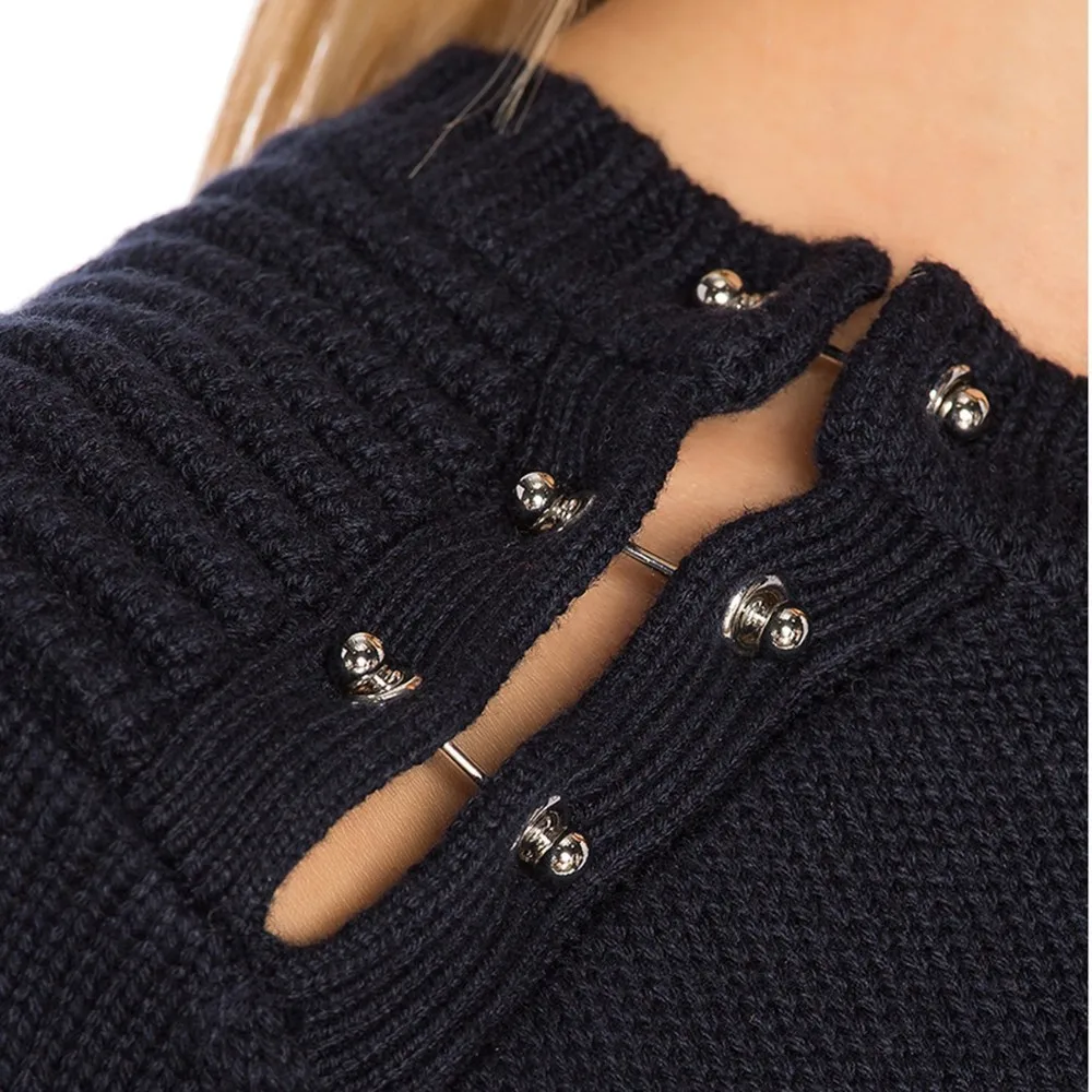 HYH HAOYIHUI Fashion Simplicity New Arrival Sweet Academic Style Color Collision Splicing Leisure Long Sleeves Sweater HYH HAOYIHUI Fashion Simplicity New Arrival Sweet Academic Style Color Collision Splicing Leisure Long Sleeves Sweater