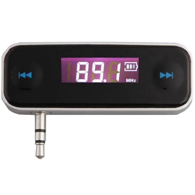 Car FM Transmitter 3.5mm Aux Audio Transmitter Play Handsfree LCD