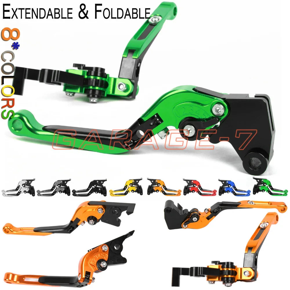 CNC рычаги для HONDA VF750S SABRE VFR750 VFR800/F X4 VTR1000F/FIRESTORM CBF1000 Регулируемый складной выдвижной