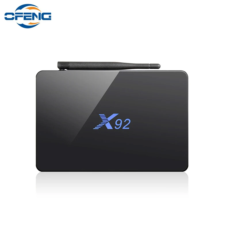 Смарт ТВ приставка X92 с восьмиядерным процессором Amlogic S912 5G Wi Fi 4K BT4.0 H.265