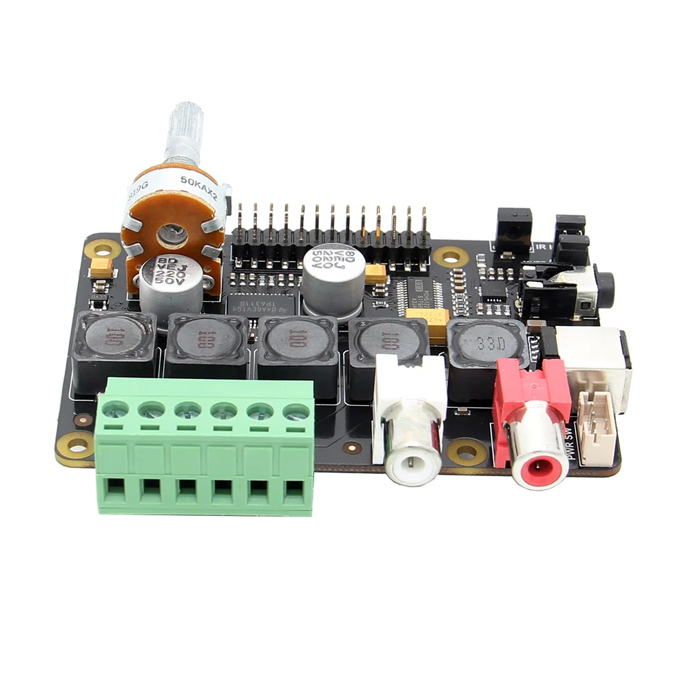  LEORY X400 V3.0 DAC + Modulo AMP Full-HD Amplificatore in Classe D I2S PCM5122 Audio Scheda di Espa