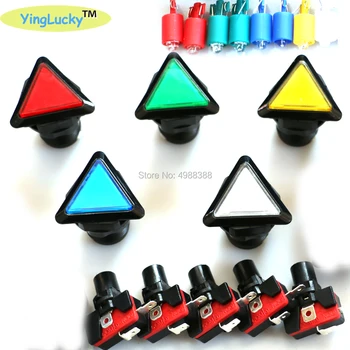 

pandora 12V 5V Illuminated LED Bulb Arcade Button LED white / red / yellow /blue / Colorful flashing Available game Accessories