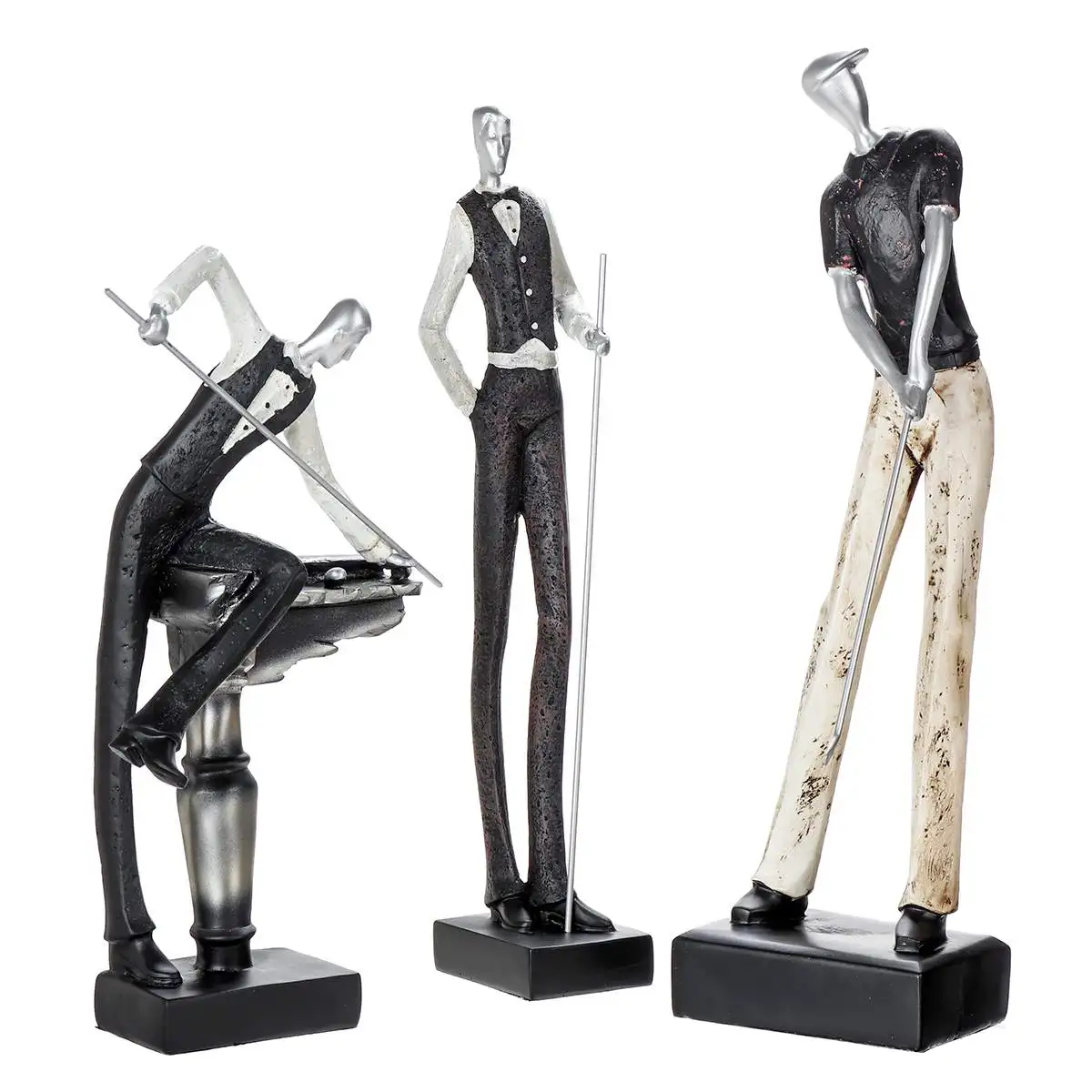 Golf Statue Crafts Figurines Resin Home Decor Accessories Golf Man Sportsman Ornaments Figurines Sports Ornaments Business Gift