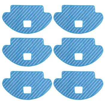 

TOD-6 Pcs Mop Pads Compatible For Ecovacs Deebot Ozmo 930 Robotic Vacuum Cleaner