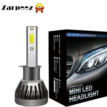 Zarpooz 2 шт Мини авто светильник лампа 72W фары для помощи при парковке светодиодный лампа автомобиля головной светильник H7 светодиодный H4 H11 H8 H1 H3 9005 9006 9007 880 H27Head светильник s