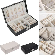 Чехол для хранения украшений, органайзер для ювелирных изделий, простая коробка для путешествий, портативная многофункциональная