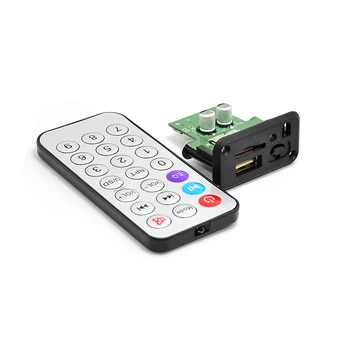 

Kids Lab DIY Song Module Mini MP3 Decoder Audio Decoding Board 3.5mm Earphone Plug For Use Support WAV U-Disk TF Card USB