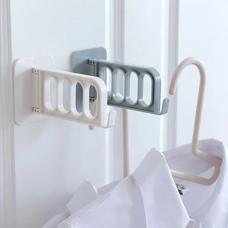 

Creative Solid Foldable Key Decorative Hooks Multi-function Door Hooks Strong Adhesive Storage Rack Hanging Coat Hooks