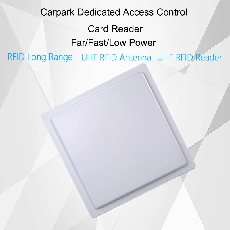 UHF RFID считыватель доступа Управление 15 м Long Range 12dbi для парковки решения RS232/485 с
