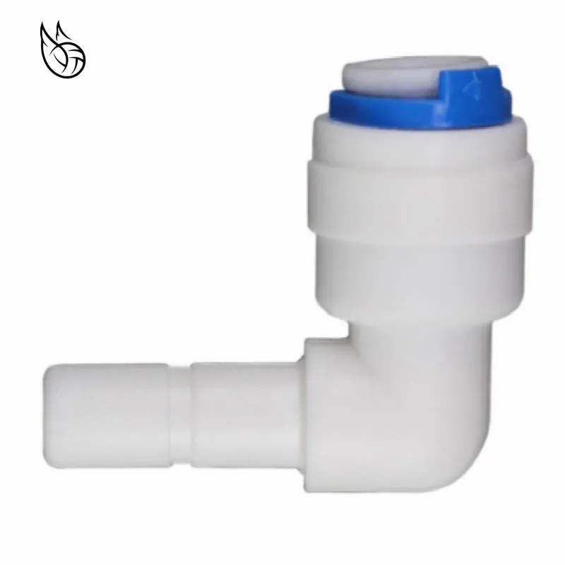 

RO Water Plastic Pipe Fitting Elbow 1/4" 3/8" Hose Connection To 1/4" 3/8" Pipe Reverse Osmosis Aquarium System Quick Coupling