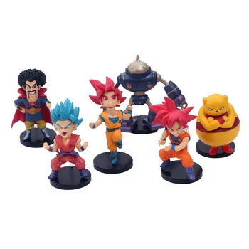 

Big 6Pcs/Set Dragon Ball Z Gohan Goku Son Figures Set Toys Dragon Ball PVC Lot Dolls For Children 9-10CM Accept Dropshipping