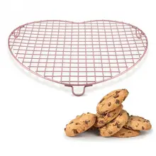 Охлаждающая стойка в форме сердца для торта, печенья, пирога, холодильника, стойки, кухонного инструмента для выпечки, высокая термостойкость