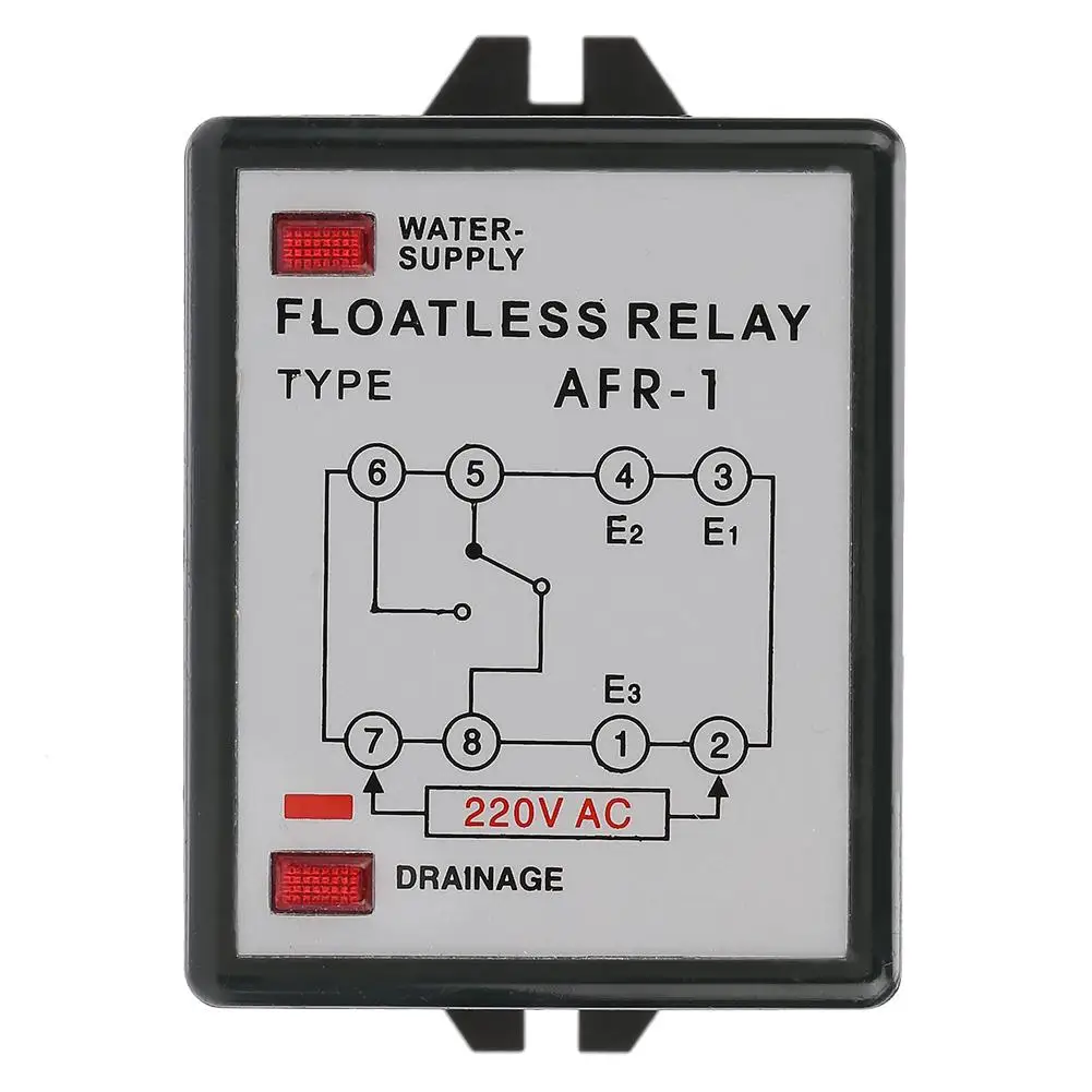 Высокое качество AFR-1 AC 220 В регулятор уровня жидкости реле уровня воды переключатель бистабильное реле