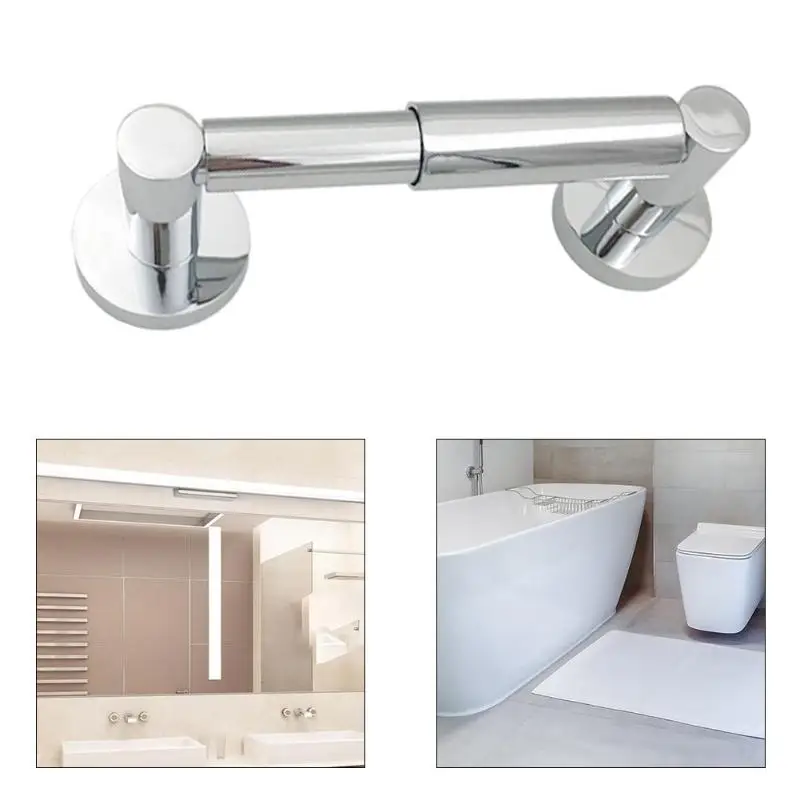 

Household Zinc Alloy Toilet Paper Holder Wall Mounted Stainless Steel WC Tissue Boxes Bathroom Roll Dispenser Accessories