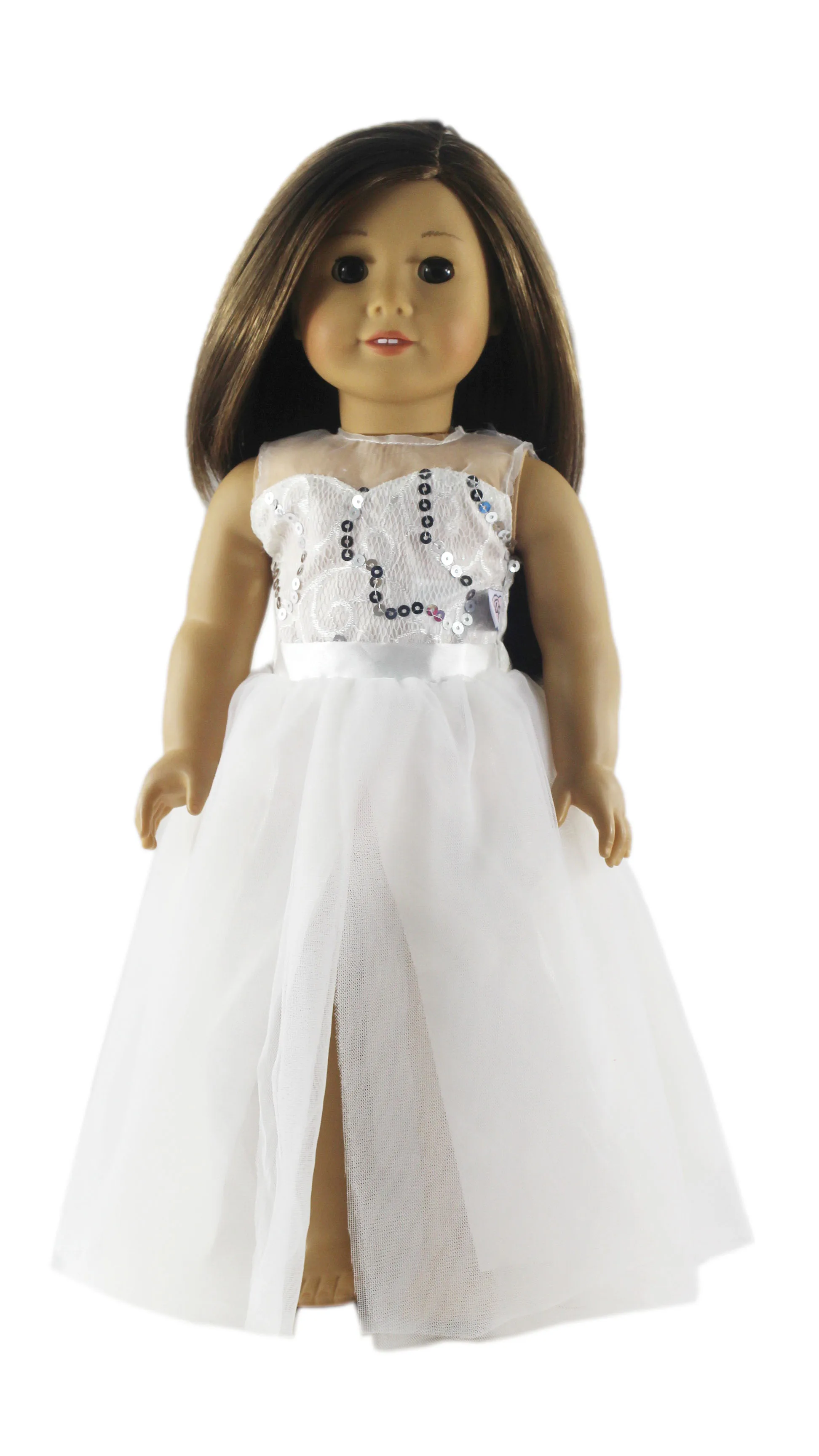 Новинка, 5 комплектов, Одежда для кукол ручной работы, Модная стильная одежда, платье для 18 дюймов, американская кукла, A01