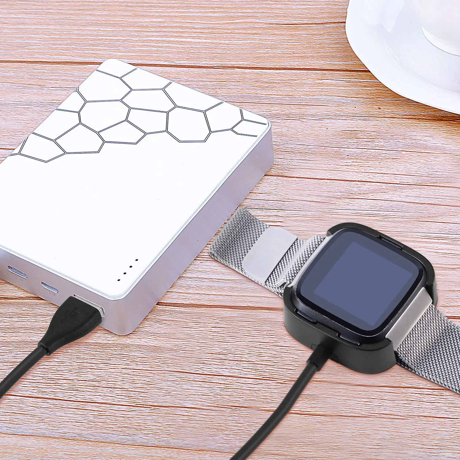 Зарядная док-станция USB данных кабель Base Desktop зарядное устройство для Fitbit Versa часы