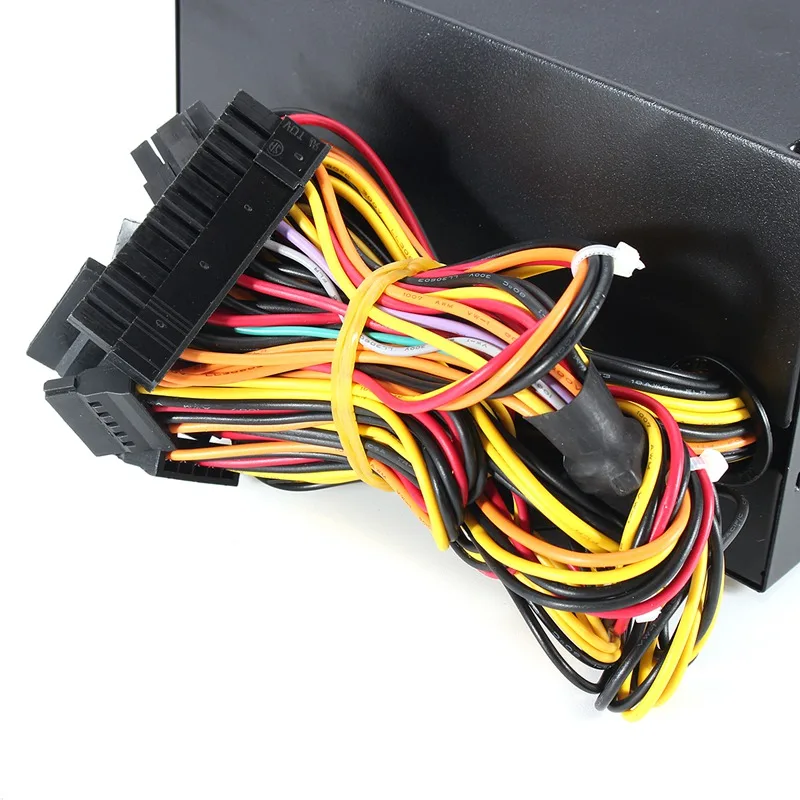 Блок питания для ПК MAX 600 Вт черный игровой тихий вентилятор 120 мм 20/24pin 12В ATX новый