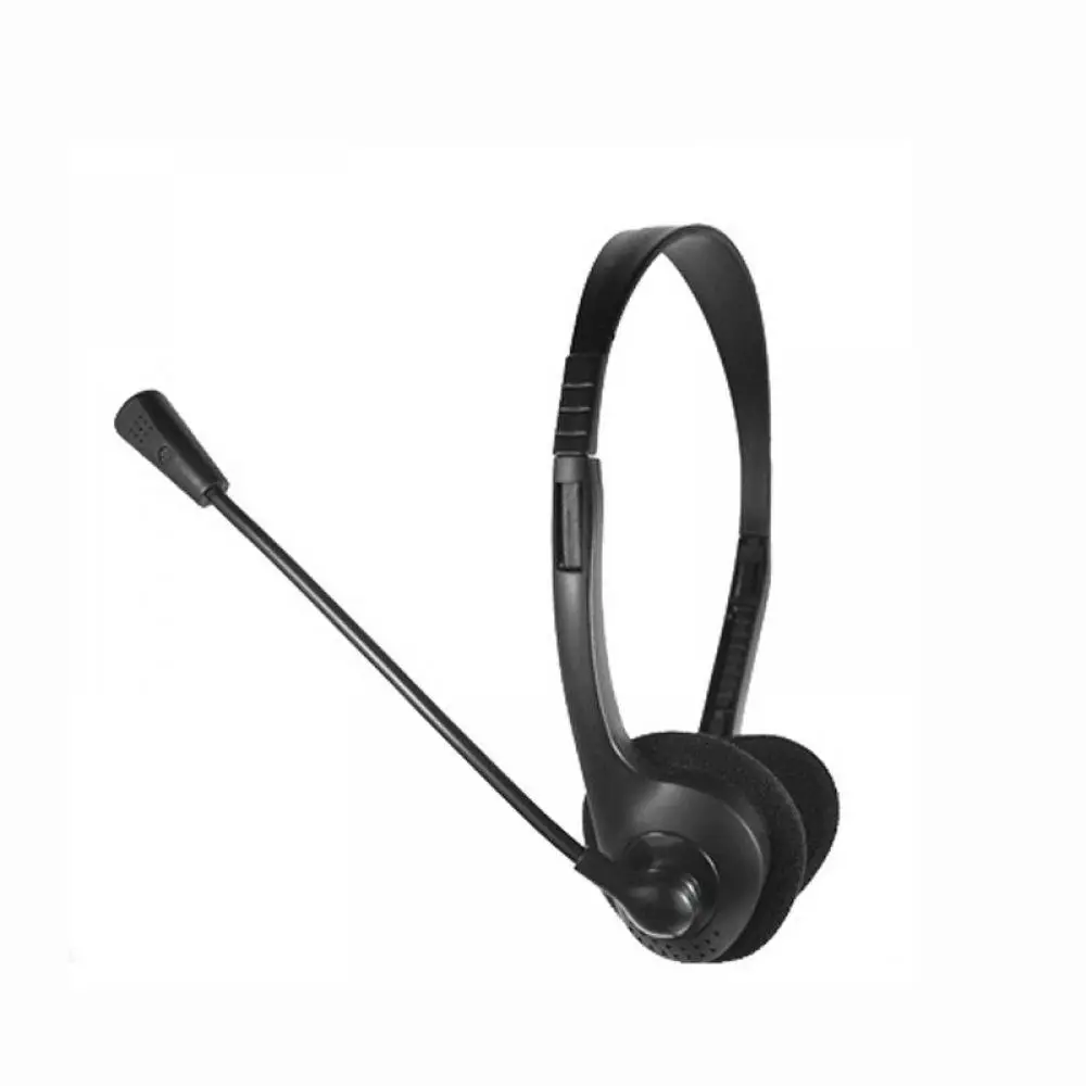 

Hot Commerce headphones for Work with HD microphone Noise reduction 3.5mm wired headset for computer PC Voice Freeshipping