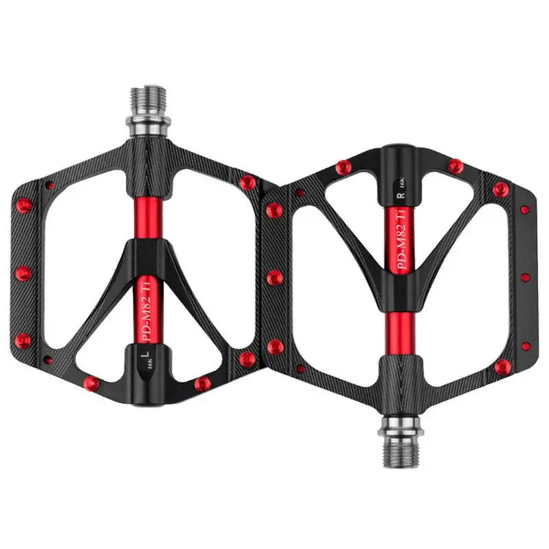 

Promend bicycle pedal ti shaft MTB sports pedal Ultra light 251g non-slip large block wear high quality pedal