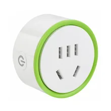 Белый Мини Смарт Wi-Fi Разъем дистанционного управления розетка питания Домашняя безопасность(Au Plug