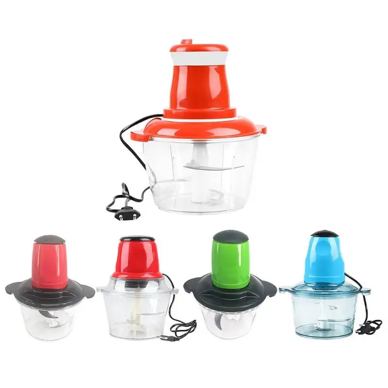 

Electric Meat Grinder Chopper Cocina Shredder Food Chopper Stainless Steel Household Vegetable Processor Kitchen Tool
