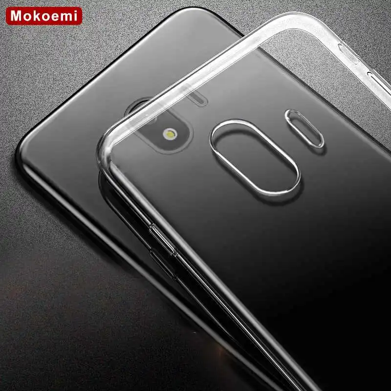 

Mokoemi Ultra Thin Slim Clear Soft TPU 5.5"For Samsung Galaxy J4 Case For Samsung Galaxy J4 2018 J400 Phone Case Cover