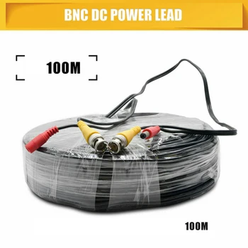 

100m BNC DC CCTV Security Video Cable Camera DVR Data Power Extension Cable