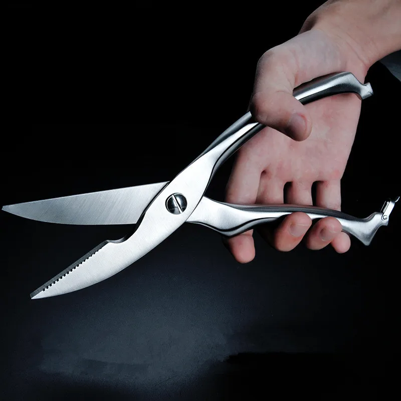Stainless Steel Poultry Kitchen Chicken Bone Scissor With Safe Lock Cutter Cook Tool Shear Cut Duck Fish Meat Kitchen Gadgets Stainless Steel Poultry Kitchen Chicken Bone Scissor With Safe Lock Cutter Cook Tool Shear Cut Duck Fish Meat Kitchen Gadgets