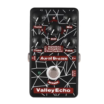 

Valley Echo Guitar Effect Pedal 3 Echo Modes Aluminum Alloy Shell True Bypass