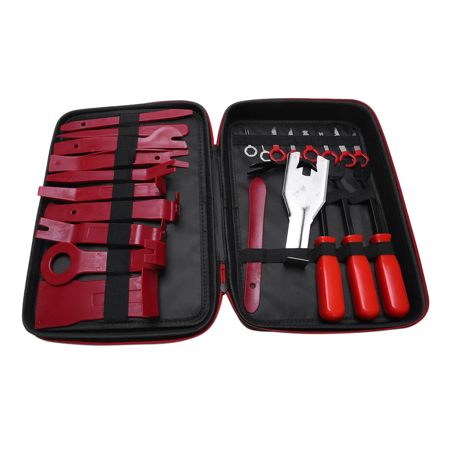 

24pcs Car Door Window Molding Dash Panel Audio Seal Screwdriver Keys Trim Removal Pry Tool Kit