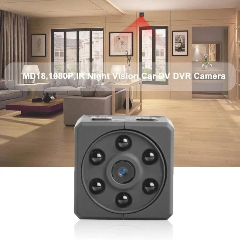 MD18 FHD 1080P Мини Автомобильный DV DVR камера видеорегистратор IR ночного видения HD Full