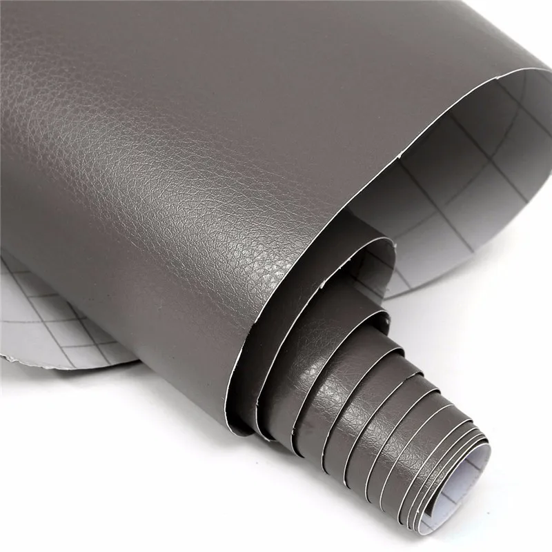Виниловая наклейка для автомобиля Auzan Durable 150x50 см с кожаной текстурой на лист