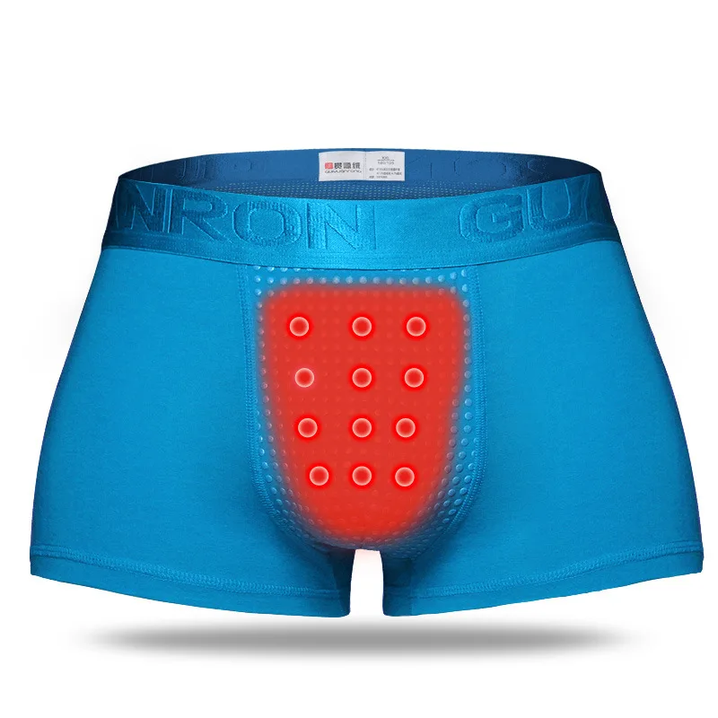 

3 Pieces / Bag Men's Magnetic Therapy Pants Tourmaline Boxer Underwear Magnetic Therapy Sexy Men's Underwear