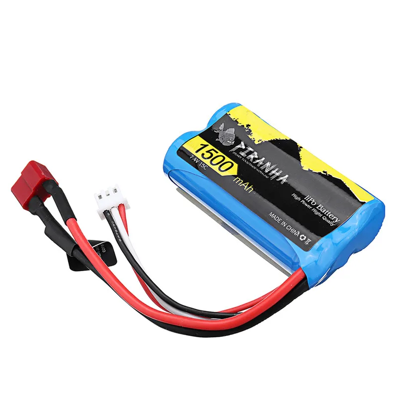 PXtoys 7 4 V 1500mAh 15C 2S T вилка Lipo батарея для 9200 9202 1/12 Rc автозапчасти PX9200 46|Детали и