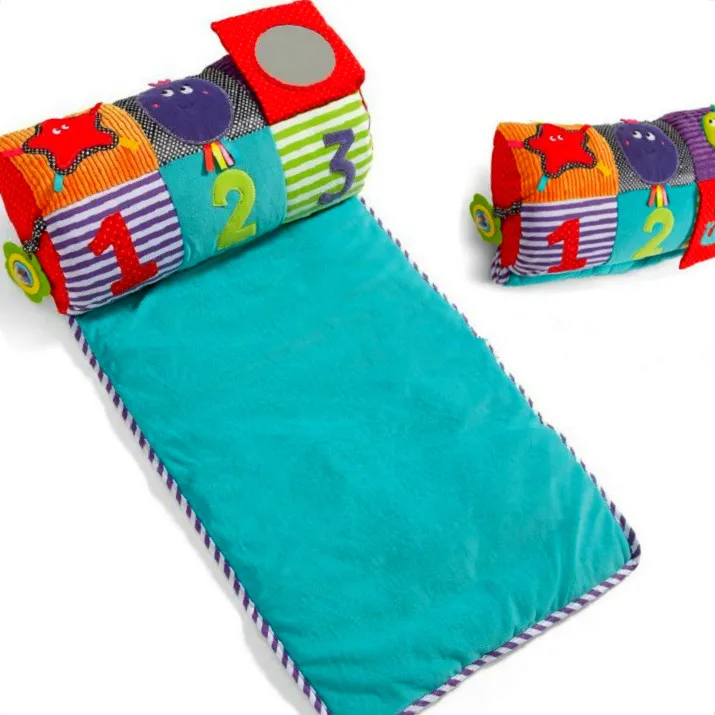 Cotton Soft Mats Crawling Rug Infant Carpet Pad Kids Game Toy Folding Blanket As Pillow With Molar Rod Unisex Baby |