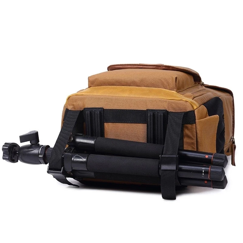 Camera Backpack Multi-Function Retro Large Capacity Waterproof Whistle Buckle Casual Bag Photography Travel SLR Camera Bag